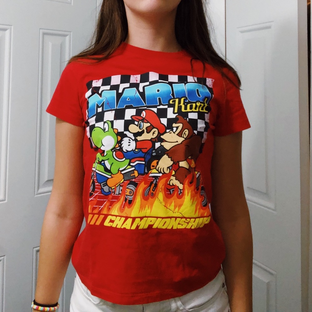 Forever 21 Mario Kart Tee ♨️🚘🍓